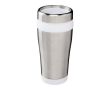 Mug isotherme publicitaire bicolore couleur blanc