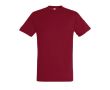 T-shirt basique personnalisable pour cadeaux couleur rouge foncé