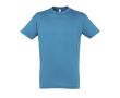 T-shirt basique personnalisable pour cadeaux couleur cyan
