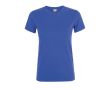 T-shirt femme en coton pour entreprises couleur bleu roi