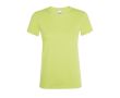 T-shirt femme en coton pour entreprises couleur vert clair
