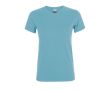 T-shirt femme en coton pour entreprises couleur bleu ciel
