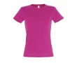 T-shirt coupe femme personnalisable couleur fuchsia