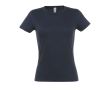 T-shirt coupe femme personnalisable couleur bleu foncé