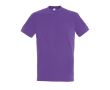 T-shirt basique à imprimer avec le logo couleur mauve