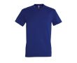 T-shirt basique à imprimer avec le logo couleur bleu ultramarine