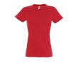 T-shirt femme personnalisé pour entreprise couleur rouge