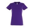 T-shirt femme personnalisé pour entreprise couleur violet