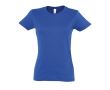 T-shirt femme personnalisé pour entreprise couleur bleu roi