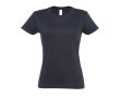 T-shirt femme personnalisé pour entreprise couleur bleu foncé