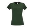 T-shirt femme personnalisé pour entreprise couleur vert foncé
