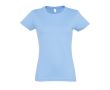T-shirt femme personnalisé pour entreprise couleur bleu pastel