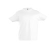 Modèle enfant de tee shirt publicitaire couleur blanc