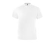 T-shirt promotionnel basique col V couleur blanc