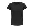 T-shirt éco femme en matières organiques couleur noir