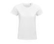 T-shirt éco femme en matières organiques couleur blanc