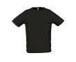 T-shirts de sport personnalisables couleur noir
