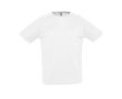 T-shirts de sport personnalisables couleur blanc
