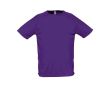 T-shirts de sport personnalisables couleur violet