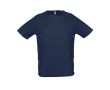 T-shirts de sport personnalisables couleur bleu marine