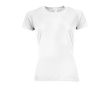 T-shirt de sport personnalisé pour femme couleur blanc