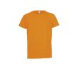 T-shirt imprimé avec logo pour enfant couleur orange