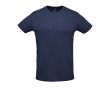 T-shirt unisexe pour cadeaux d'entreprise couleur bleu marine