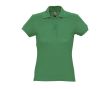 Polo femme personnalisable avec logo couleur vert