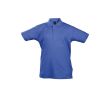Polo enfant en 100% coton à imprimer couleur bleu roi