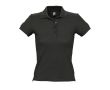 Polo personnalisé pas cher pour femme couleur noir