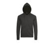 Sweat personnalisable avec capuche et logo couleur gris graphite