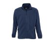 Vestes polaires personnalisables avec logo couleur bleu foncé