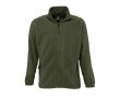 Vestes polaires personnalisables avec logo couleur vert militaire