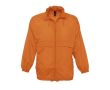 Veste coupe-vent personnalisée avec logo couleur orange