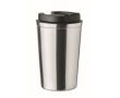 Mug isotherme personnalisé en inox couleur argenté mat