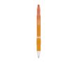 Stylo personnalisable avec logo coloré couleur orange