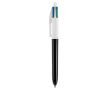 Stylo BIC® 4 couleurs personnalisable couleur blanc/noir