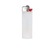Briquet BIC® publicitaire avec logo couleur blanc