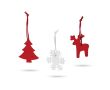 Ensemble de 3 décorations pour Noël couleur multicolore