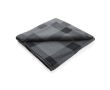 Couverture personnalisée en double polaire couleur gris graphite