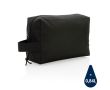 Trousse de toilette simple en rPET couleur noir