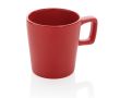 Tasse publicitaire imprimée avec logo couleur rouge