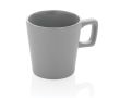 Tasse publicitaire imprimée avec logo couleur gris