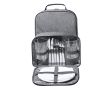 Sac à dos avec compartiment réfrigérant couleur gris