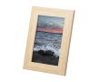 Cadre photo personnalisé en bois couleur bois