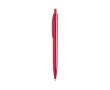 Stylo publicitaire monochrome coloré couleur rouge