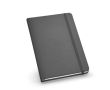 Carnet avec couverture en similicuir couleur gris