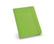 Carnet avec couverture en similicuir couleur vert clair