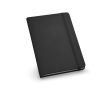 Carnet avec couverture en similicuir couleur noir