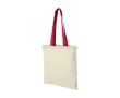 Sac en coton avec longues anses 100 g/m2 couleur rouge